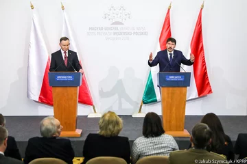 Andrzej Duda i Janos Ader 