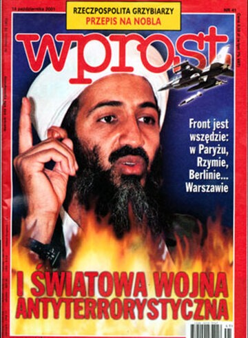 Okładka tygodnika Wprost nr 41/2001 (985)
