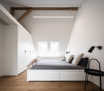 Mieszkanie na&nbsp;poddaszu, projekt Komon architekti