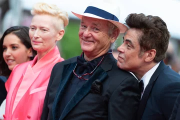 Lyna Khoudri, Tilda Swinton, Bill Murray i Benicio Del Toro 