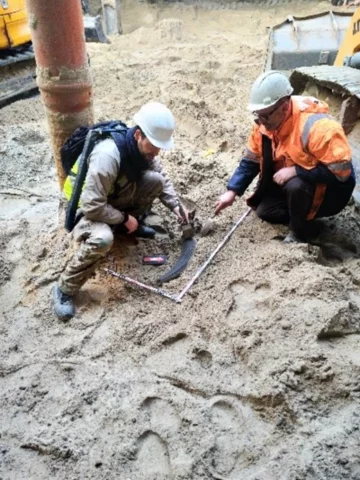 Archeologiczne znalezisko na terenie budowy warszawskiego metra 