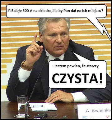 (fot.facebook.com/Memy o Kwaśniewskim)