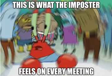 Mem inspirowany grą Among Us 