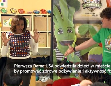 Miniatura: Michelle Obama promuje kampanię "Let's Move"