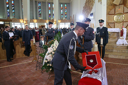 Pogrzeb Zyty Gilowskiej (fot. Andrzej Hrechorowicz/KPRP)