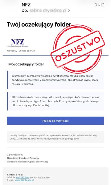 Oszustwo na&nbsp;NFZ