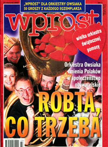 Okładka tygodnika Wprost nr 3/2002 (999)