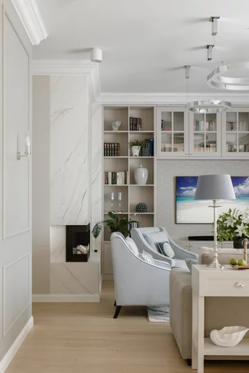 Hamptons w wielkim mieście, proj. MIKOŁAJSKA studio 