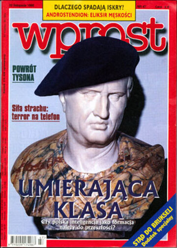 Okładka tygodnika Wprost nr 47/1998 (834)