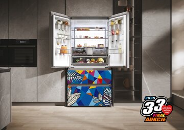 Haier przekazał na&nbsp;licytację WOŚP prawdziwe arcydzieło &ndash; lod&oacute;wkę side by&nbsp;side HFR79F19EFGK, jedyną taką na&nbsp;świecie