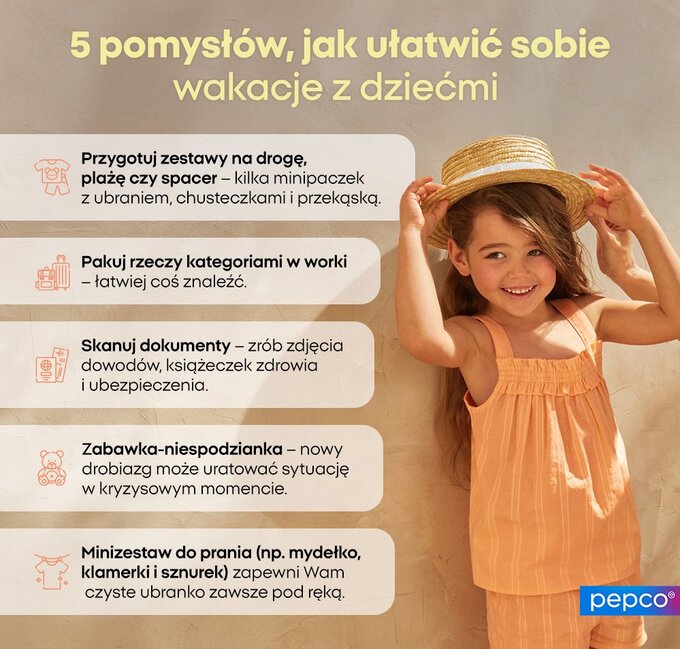 Pięć pomysłów, jak ułatwić sobie wakacje z dziećmi