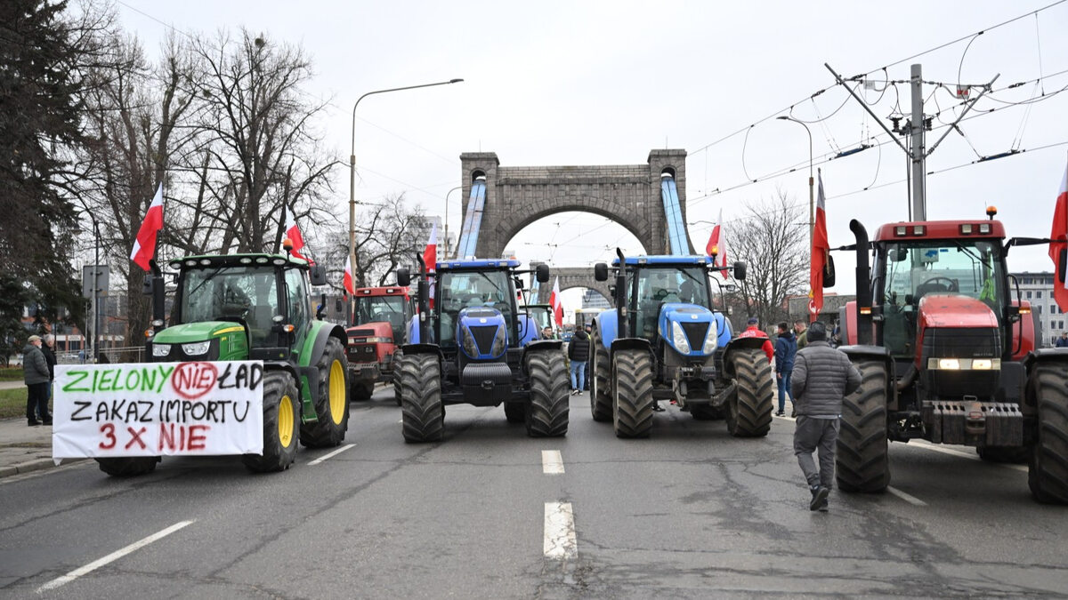 Protest Rolników we Wrocławiu 