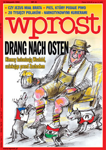 Okładka tygodnika Wprost nr 45/2002 (1041)