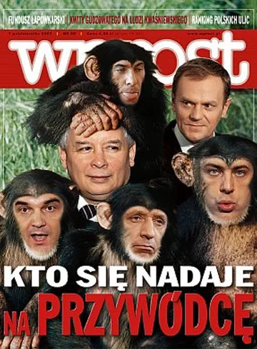 Okładka tygodnika Wprost nr 40/2007 (1293)