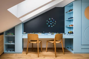 Małe mieszkanie w Pradze, proj. NoArchitects Linka, NoArchitects, pokój dziecka