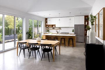 Potrójny dom w stylu skandynawskim, projekt Dory Azar 5800-01, v2com, Dory Azar