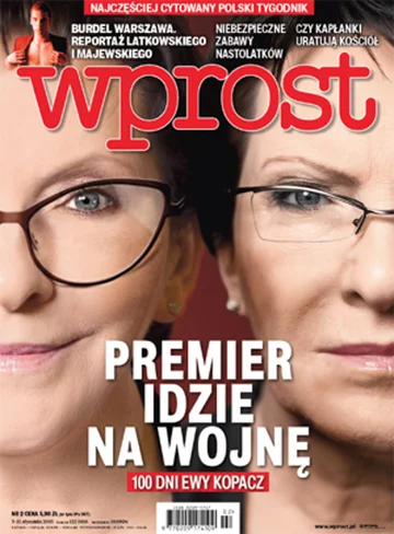 Okładka tygodnika Wprost nr 2/2015 (1661)