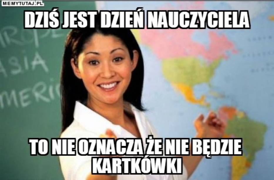 Mem na Dzień Nauczyciela 