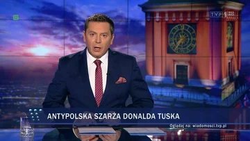 Pasek TVP za czasów prezesury Jacka Kurskiego 