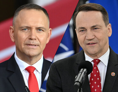 Miniatura: Sikorski depcze Nawrockiemu po piętach....