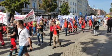 Warszawa. Protest medyków 