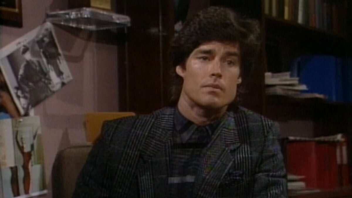 Ronn Moss jako Ridge Forrester w serialu „Moda na sukces” Postać została przedstawiona widzom 23 marca 1987 roku.