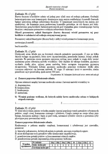 Matura 2013. Zobacz arkusze egzaminacyjne z biologii - poziom rozszerzony (fot.CKE)