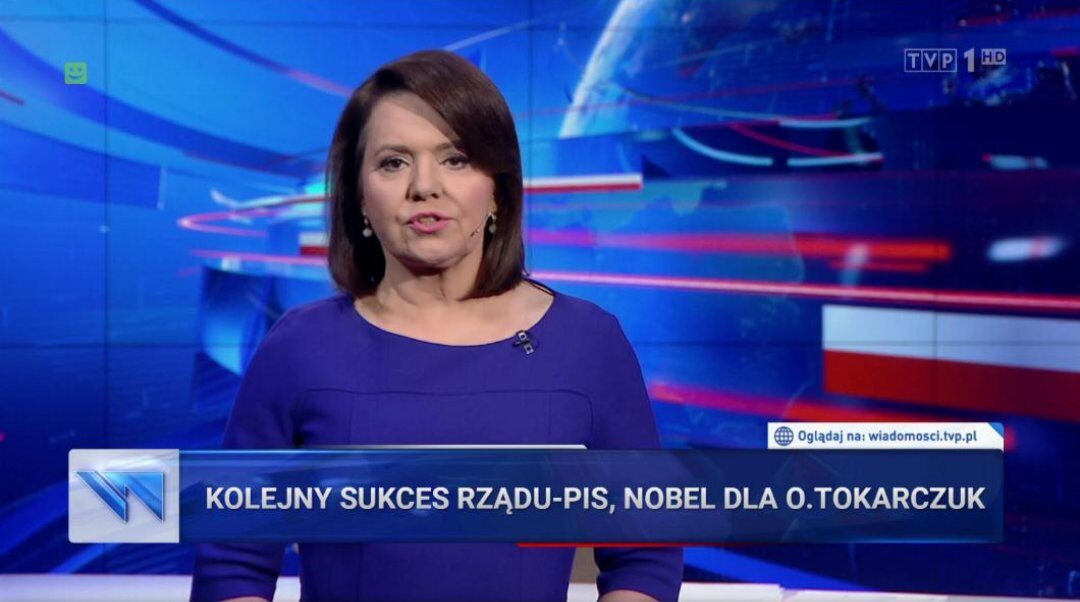 Mem po przyznaniu literackiej Nagrody Nobla Oldze Tokarczuk 