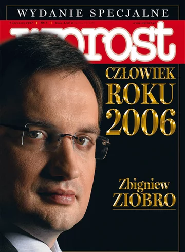 Okładka tygodnika Wprost nr 1/2007 (1254)