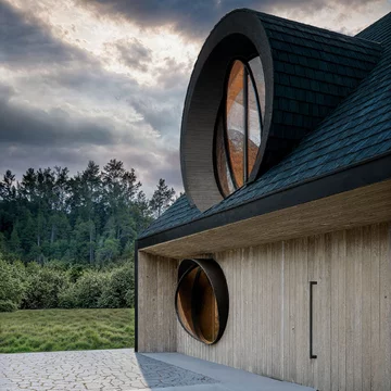 Dom ze schronem Scorpio House, projekt BXB Studio 