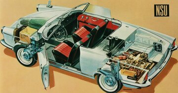 NSU Spider z&nbsp;silnikiem Wankla