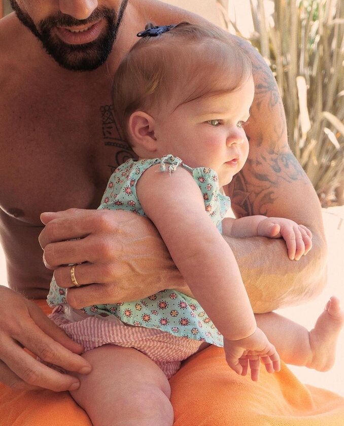 Ricky Martin z córką 