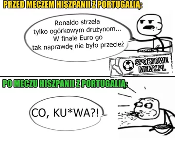 Memy po meczu Hiszpania - Portugalia 
