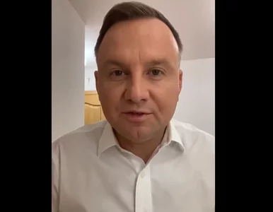 Miniatura: Andrzej Duda zakażony, nagrał film z...