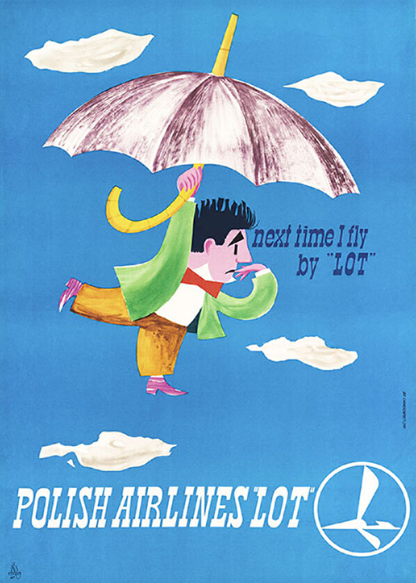 Plakat z wystawy „Retro-jet” Plakat
