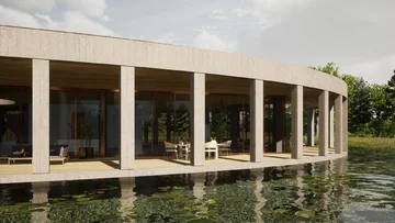 Dom na stawie, projekt pracownia MIL.MLE Miłosz Mleczko, MIL.MLE