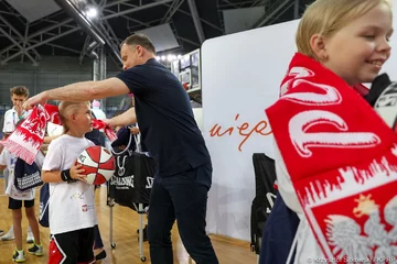 Andrzej Duda i Agata Duda na  Marcin Gortat Camp 