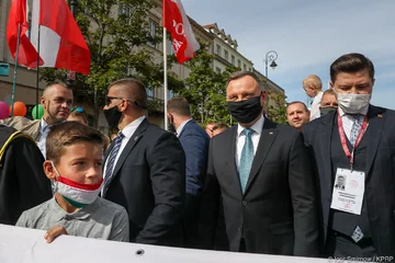 Andrzej Duda na Marszu dla Życia i Rodziny 