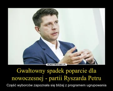 Mem z Ryszardem Petru 