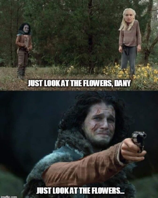 Tylko spójrz na kwiatki, Dany... 