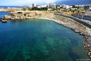 Widok z zamku na zatokę, Kyrenia (fot. Sara Angowska)