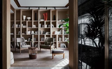 Elegancko urządzone mieszkanie dla pary, projekt Nolan Chao Azja, current, Nolan Chao