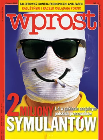 Okładka tygodnika Wprost nr 11/2002 (1007)