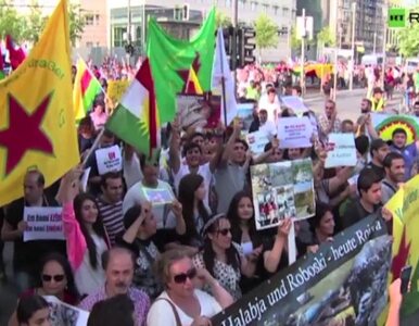 Miniatura: Kurdowie demonstrowali w Berlinie w...