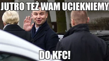 Memy po wizycie prezydenta w KFC 