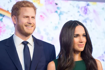 Figury woskowe Meghan Markle i księcia Harry'ego 