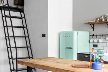 Mały loft z&nbsp;Krakowie, proj. Magdalena Załoga