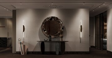 Apartament z widokiem na park, projekt Modeko Studio 