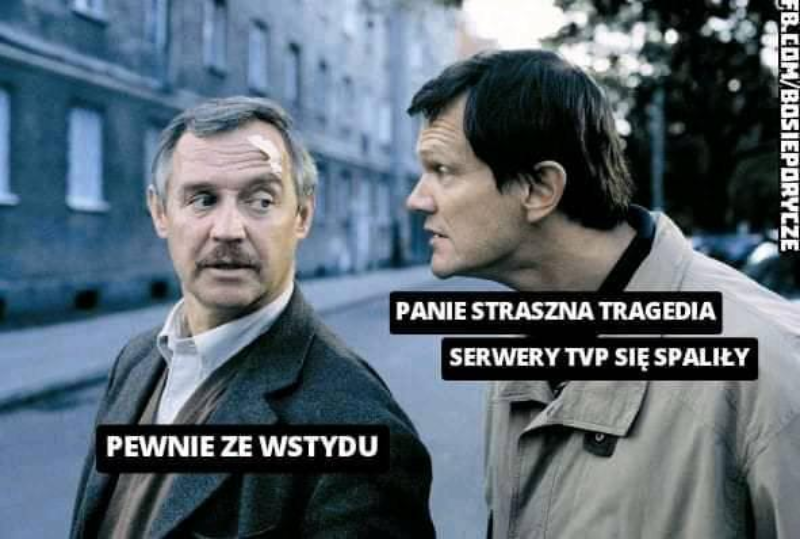 Mem po awarii serwerów w TVP 