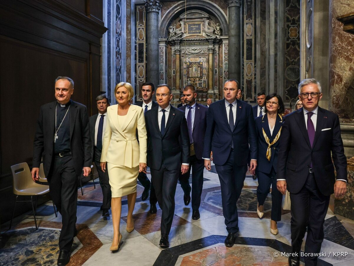 Para prezydencka w Watykanie 